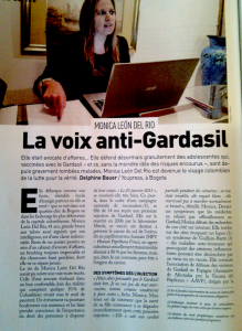 Monica Leon Del Rio, la voix anti-Gardasil