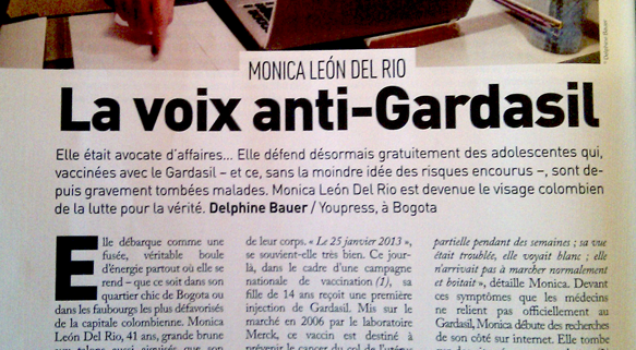 Monica Leon Del Rio, la voix anti-Gardasil