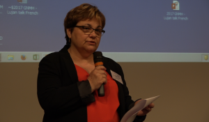 La vice-présidente de l'association E3M, Suzette Fernandes,