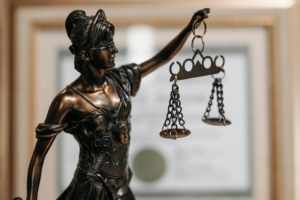 symbole de la justice pour actions juridiques vaccins sans aluminium