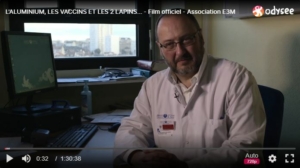 Video l'aluminium, les vaccins et les 2 lapins. PR AUGIER