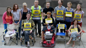 Action grève de la faim adhérents E3M en 2013 pour financer la recherche